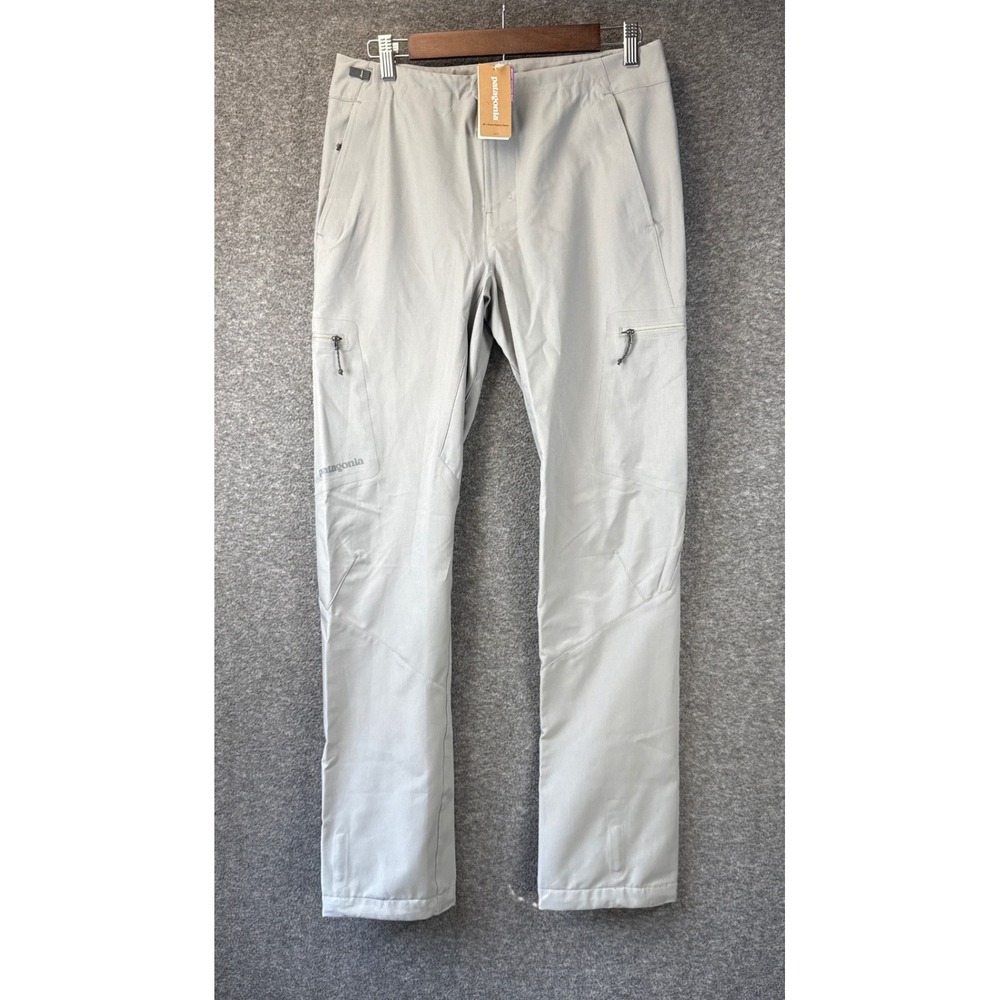 Patagonia Simul Alpine Pants Womens 6 Feather Grey New Softshell Hiking NWT $139
